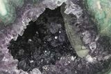 Wide, Purple Amethyst Geode - Uruguay #123832-3